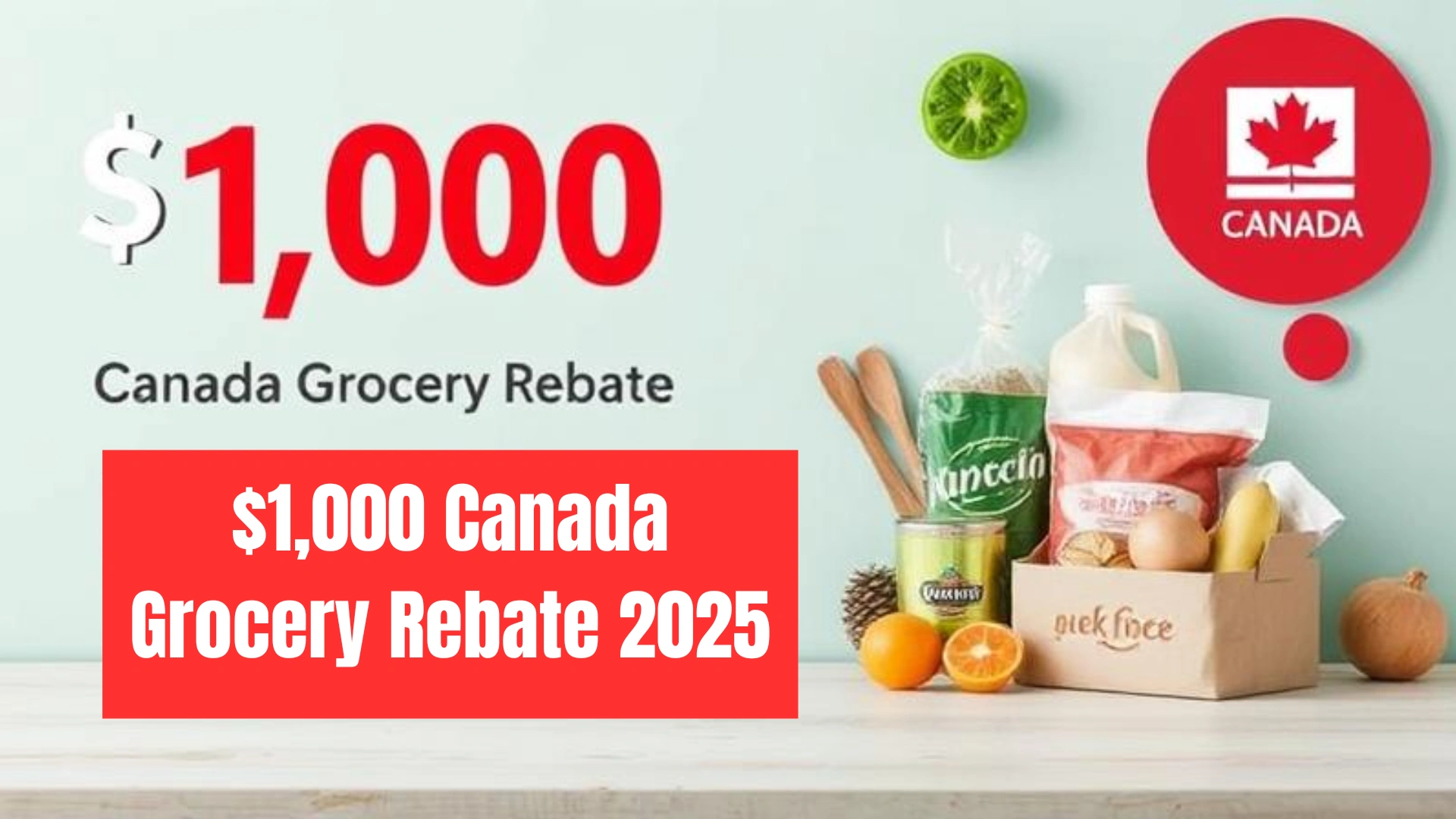 CRA Confirms $1,000 Canada Grocery Rebate for November 2025 – Full Details, Eligibility, and Payment Dates