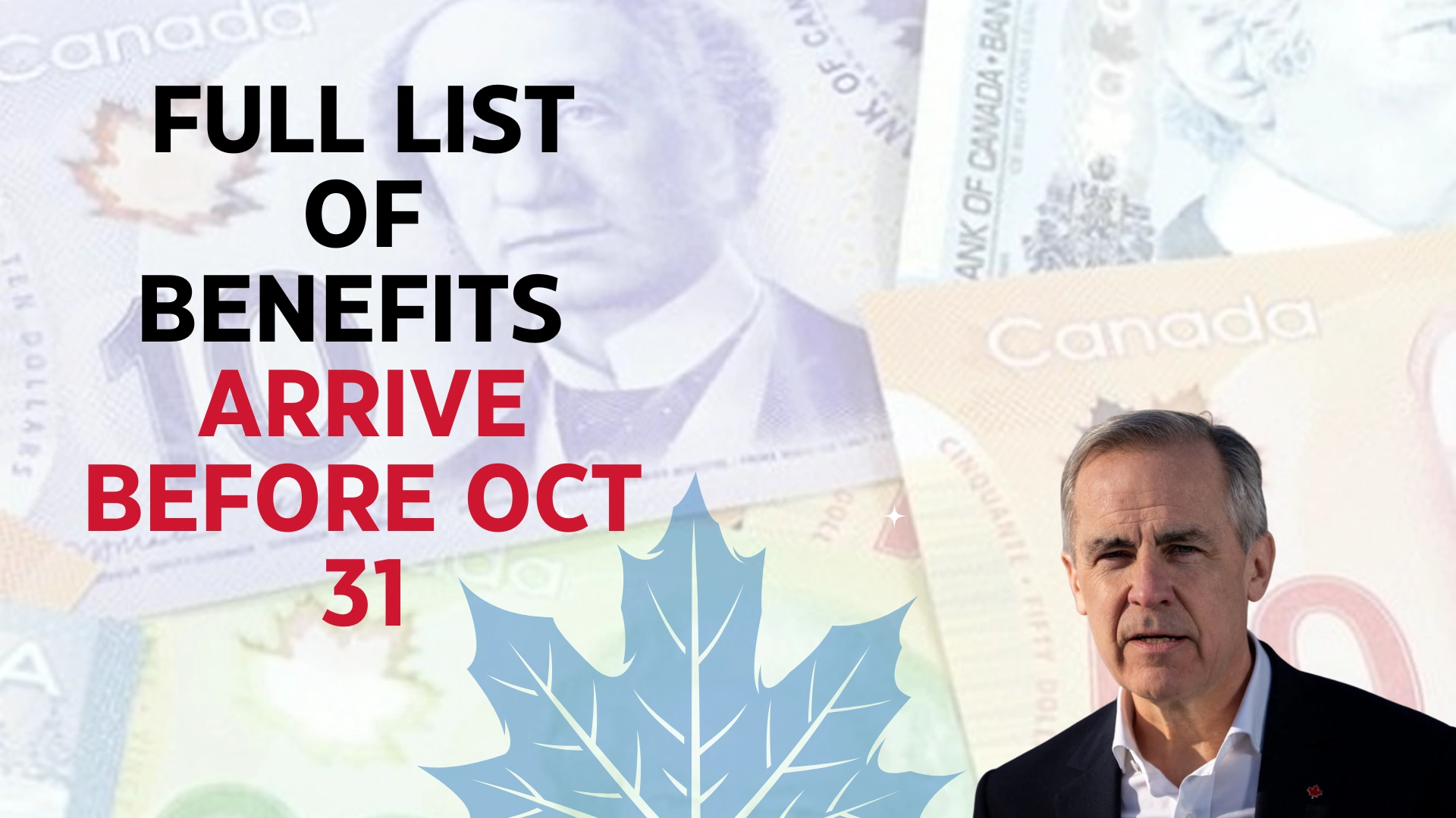 CRA Pre-Halloween Direct Deposit Payments 2025 – Full List of Benefits Arriving Before October 31